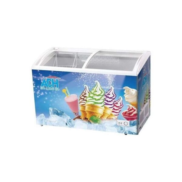 ADH 420 Litres Showcase Display Chest Freezer - Blue