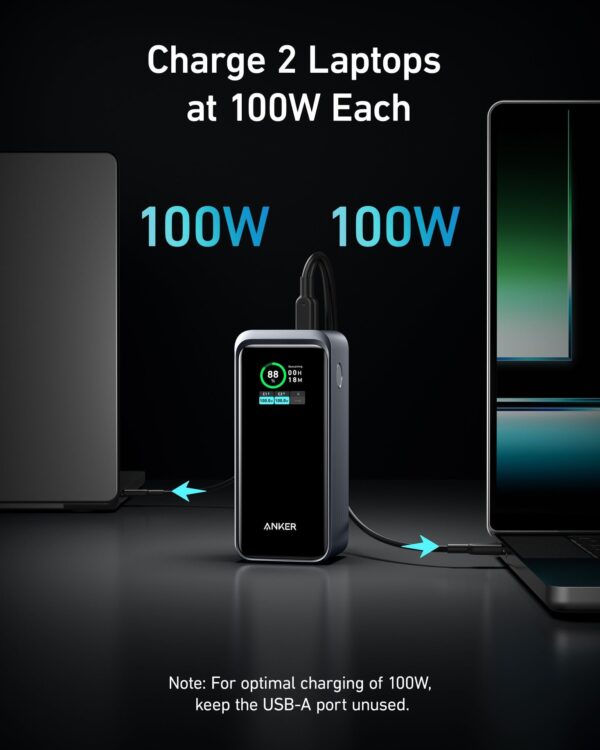 Anker 20,000mah Power Bank 200W with Smart Display - Image 4