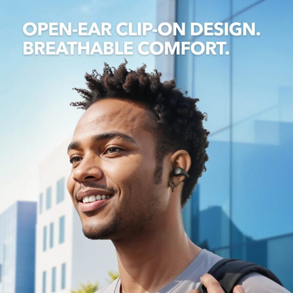 Soundcore by Anker C40i Open Ear Clip On Earbuds 21 hours (Breathable & Comfortable) - Image 2