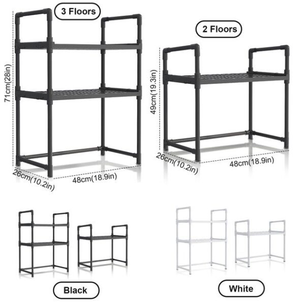 Kitchen multifunctional storage rack - Image 3