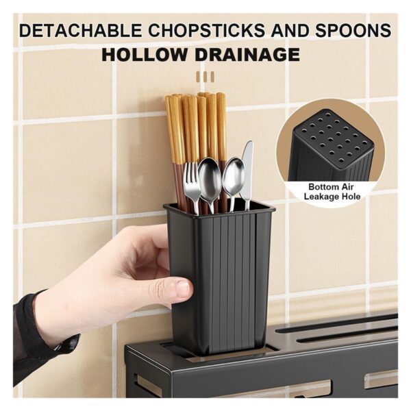 Kitchen Cutlery Organiser Wall Mounted - Image 6