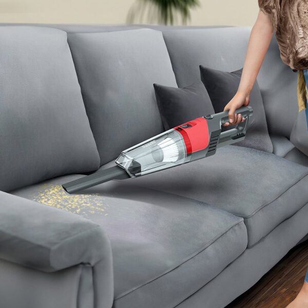 Saachi 2-in-1 Rechargeable Cordless Stick Vacuum Cleaner: Powerful Cleaning with HEPA Filter & Rotating Brush NL-VC-1110RCH-BK - Image 10