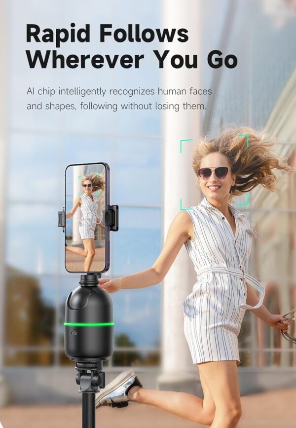 P03 Magic snapshot auto face tracking desktop Gimbal Selfie Stick - Image 4