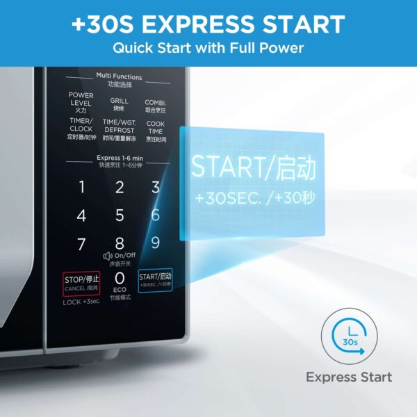 Midea 25L Grill Microwave Oven Defrost - Image 5