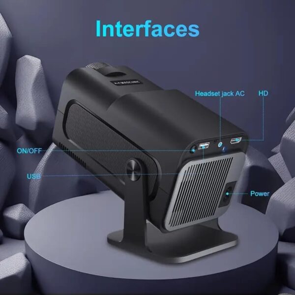 HY320 4k mini portable smart projector 30-150 inch Screen Display - Image 4