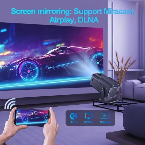 HY320 4k mini portable smart projector 30-150 inch Screen Display - Image 5