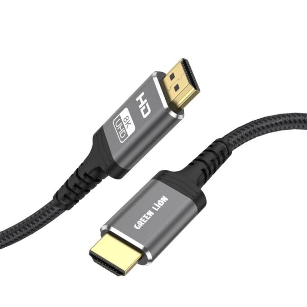 Green Lion 8K HDMI to HDMI Cable 2 Meter, 48GBPS, 7.1 Surround Sound