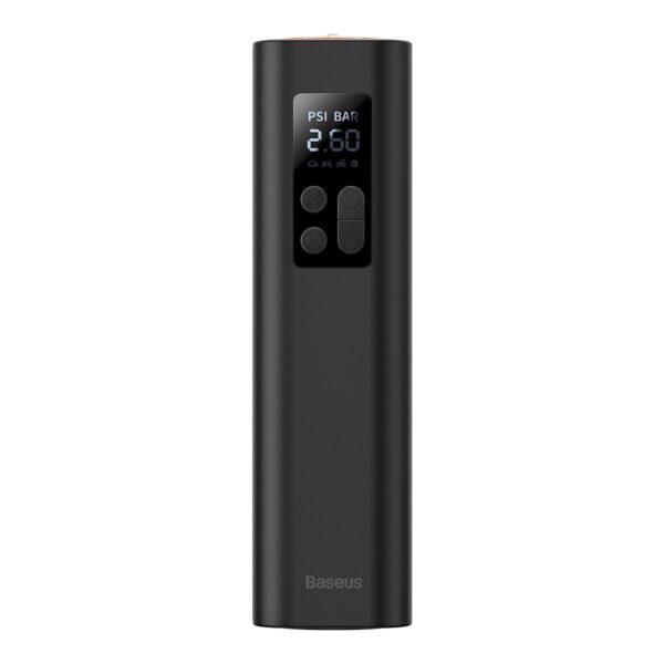 Baseus Super Mini Inflator Pump Air Compressor Portable Hand-Held Auto Tire Pump 4 Tires in 25 Minutes - Black - Image 7