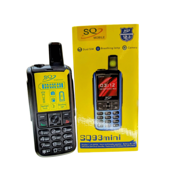 SQ93MINI Mobile Phone, 6800mAh battery, Big torch,1.44 QVGA Screen, Wireless FM DUAL Sim Dual Standby