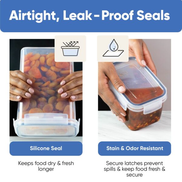Chef's Path Kitchen Storage Box – Set of 14 Airtight Food Containers - Image 4