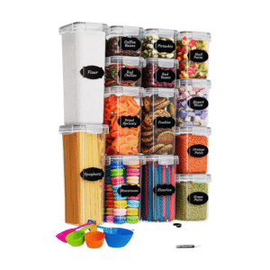 Chef's Path Kitchen Storage Box – Set of 14 Airtight Food Containers