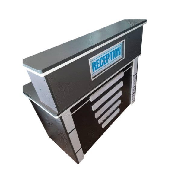 Office Reception Desk 140cm - Image 2