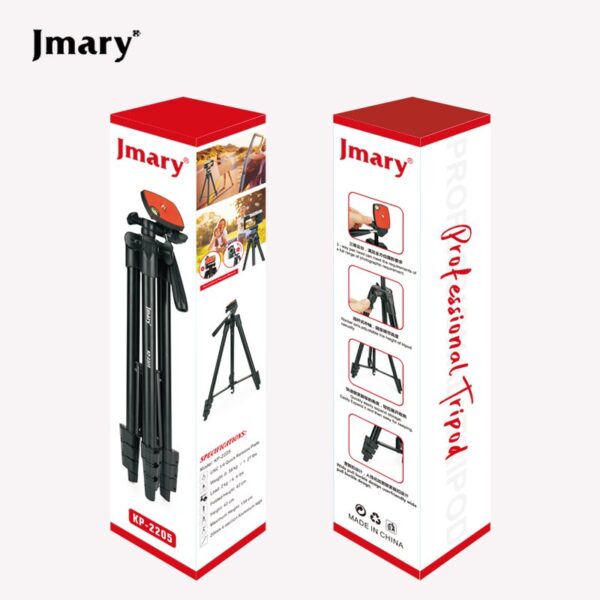 Jmary KP-2205 Tripod With Mobile Holder | Phone & Camera Tripod - Image 3
