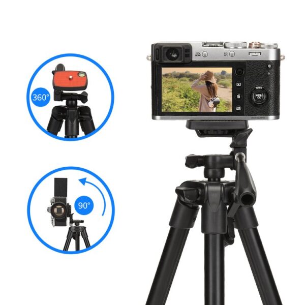 Jmary KP-2205 Tripod With Mobile Holder | Phone & Camera Tripod - Image 5