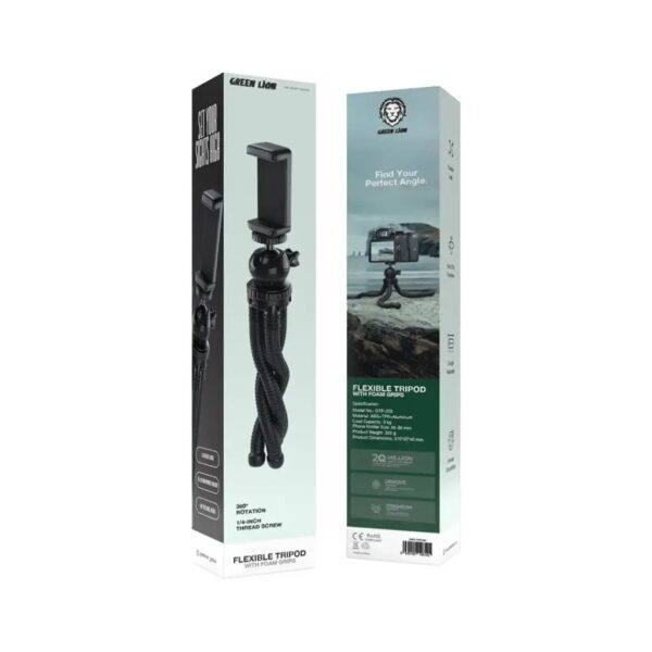 Green Lion Flexible Tripod with Foam Grips - Image 9