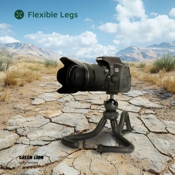 Green Lion Flexible Tripod with Foam Grips - Image 6