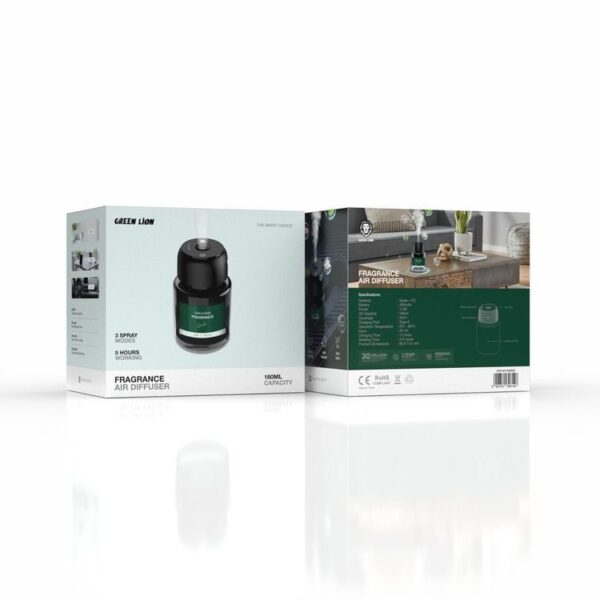 Green Lion Fragrance Air Diffuser for Home, Office and Car. Featuring a 300mAh battery and a 5 hour working time - Image 3