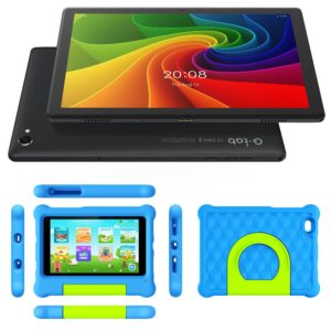 G-tab C10 Tablet, 10.1 Inch WIFI Kids, Quad Core, 2+32GB, 5+8Mp Camera, IPS LCD, Tempered Glass Touch, 6000mAh Battery, Black Colour