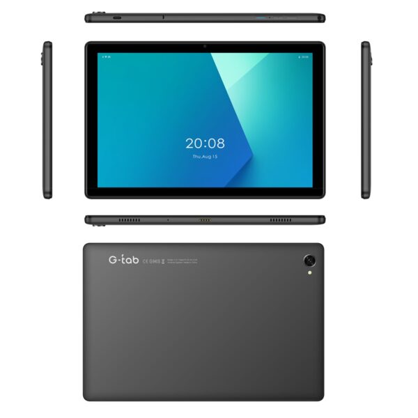 G-tab C10 Tablet, 10.1 Inch WIFI Kids, Quad Core, 2+32GB, 5+8Mp Camera, IPS LCD, Tempered Glass Touch, 6000mAh Battery, Black Colour - Image 4
