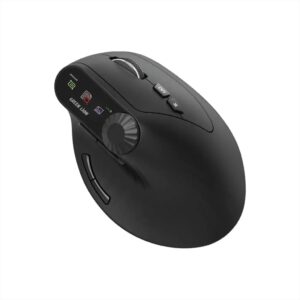 Green Lion Smart OLED Vertical Mouse, Multi Function Knob, 4000 DPI