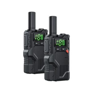 Green Lion GPX600 Walkie Talkie 2-4Km, 2500 mAh, 16 Analog Channels, 4-5 Working Days