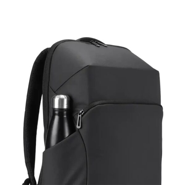 Porodo Lifestyle Water-Resistant PU Backpack Laptop Bag - Black - Image 6