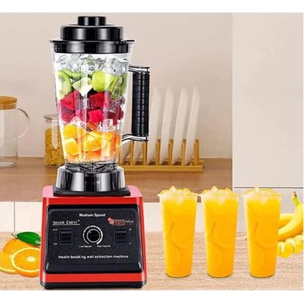 Silver Crest 4L Industrial Commercial Food Crusher Blender, 2 In 1 JAR - Image 4