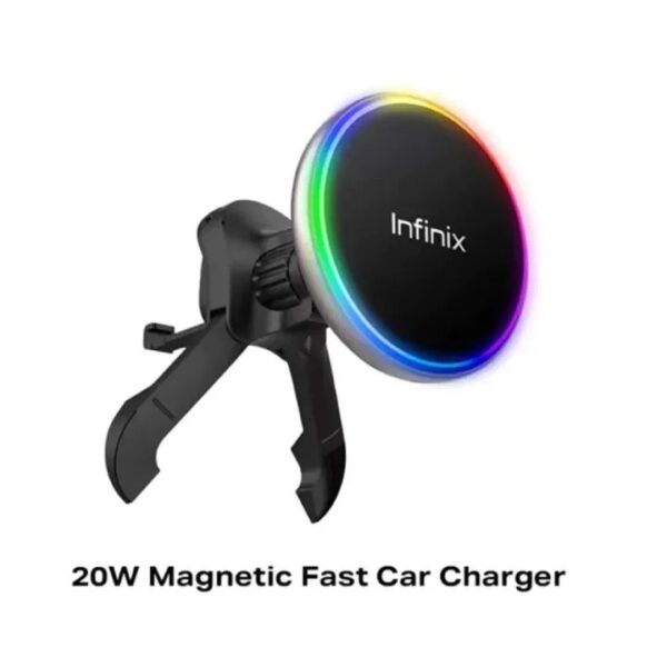 Infinix XMC02 Car Carcharger I 20W I Magnetic Wireless I Fast Car Charger - Image 2
