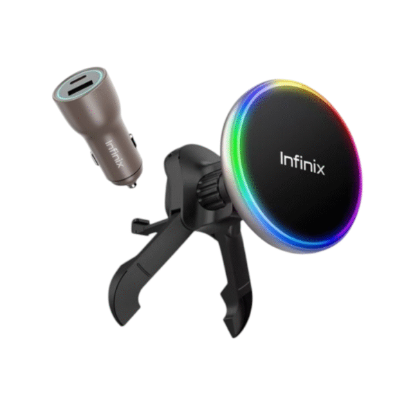 Infinix XMC02 Car Carcharger I 20W I Magnetic Wireless I Fast Car Charger