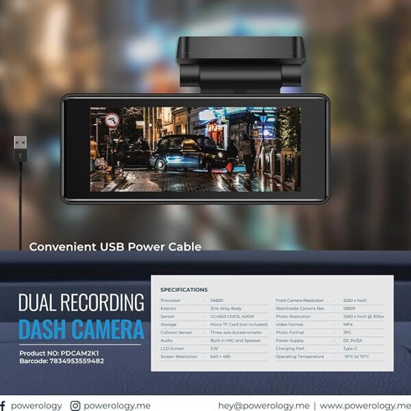 dual dash camera