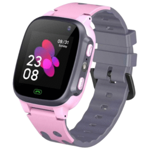 Green Lion Kids Smart Watch Series 1, Touch Control Method, Charging with Micro USB Cable, 5 Days Standby Time, 400 mAh Battery, 32 MB RAM, HD Camera - Pink
