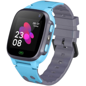 Green Lion Kids Smart Watch Series 1, Touch Control Method, Charging with Micro USB Cable, 5 Days Standby Time, 400 mAh Battery, 32 MB RAM, HD Camera - Blue