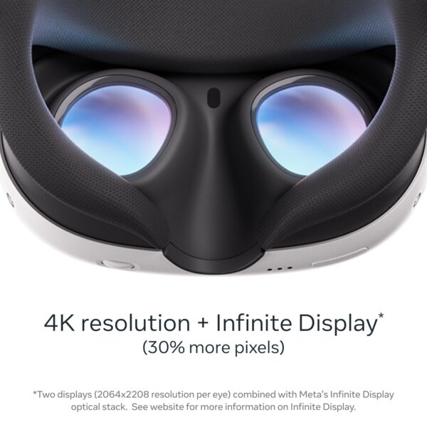 Meta Quest 3 Mixed Reality Headset 512GB — Ultimate Mixed Reality Experiences — All-in-One Headset with Controllers, 4K resolution + Infinite Display - Image 3
