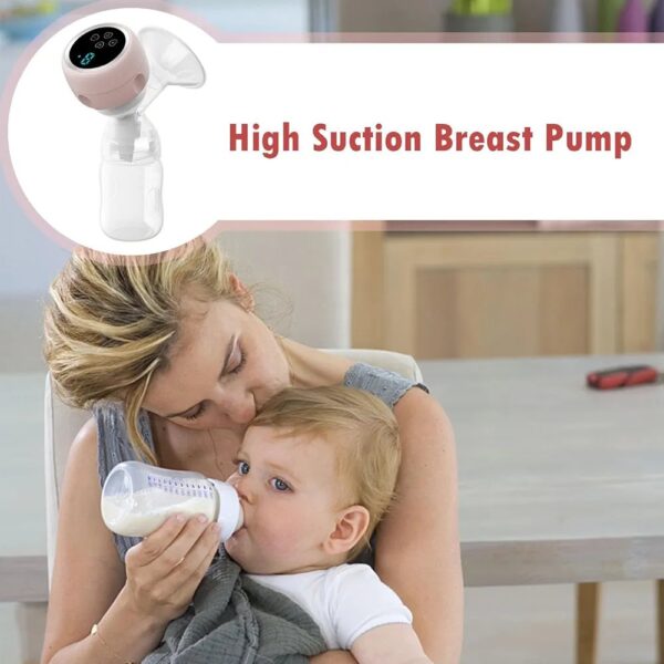 Dual Rechargeable Electric Breast Pump, Strong Suction and PainFree Breastfeeding Pump - 4 Modes - Image 8