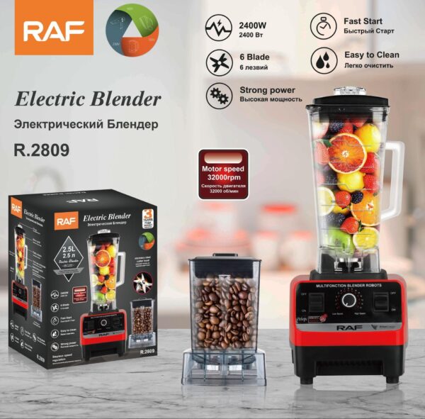 RAF 2.5L Electric Blender Juicer Professional-Grade R.2809 - Image 2