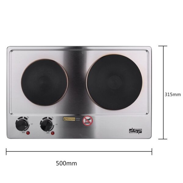 DSP Double Electric Hot Plate - Image 2