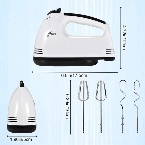 Electric Hand Blender Mixer 7-Speed Mixer - Image 5