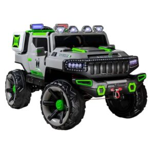Jeeb Ecto Rechargeable Kids Electric Rides-on Car with Remote Control - Grey - JB-500