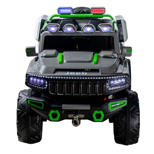 Jeeb Ecto Rechargeable Kids Electric Rides-on Car with Remote Control - Grey - JB-500 - Image 3
