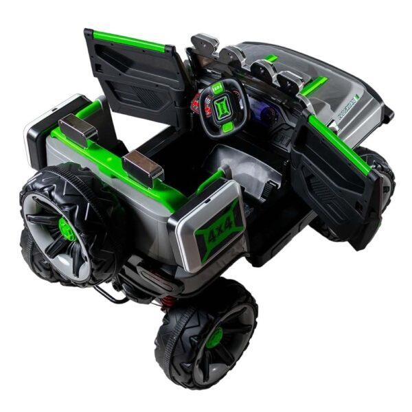 Jeeb Ecto Rechargeable Kids Electric Rides-on Car with Remote Control - Grey - JB-500 - Image 2