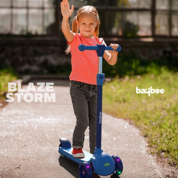 Kids Skate Scooter 3 Wheel Kids 3-8 Years - Adjustable - Image 3