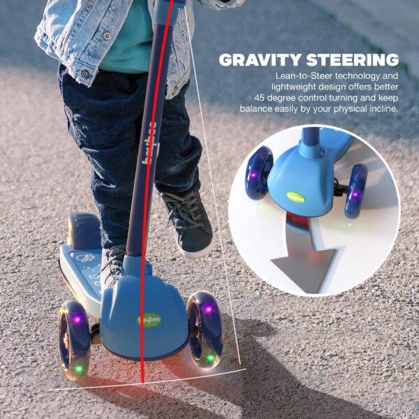 Kids Skate Scooter 3 Wheel Kids 3-8 Years - Adjustable - Image 5