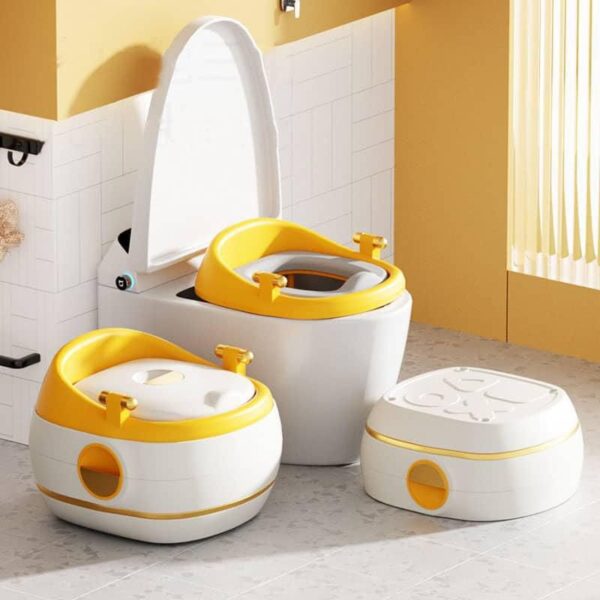 Kids Potty Training Toilet 3 in 1 Seat, Potty & Ladder - Image 2