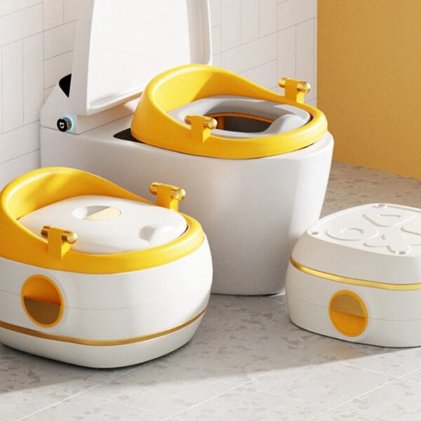 Kids Potty Training Toilet 3 in 1 Seat, Potty & Ladder - Image 5