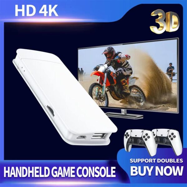 M15 Retro Game Stick, 4K HDMI Output & Wireless Controller Plug and Play Video Game Console with 30000+ Games, Arcade Game Console (128GB) - Image 6