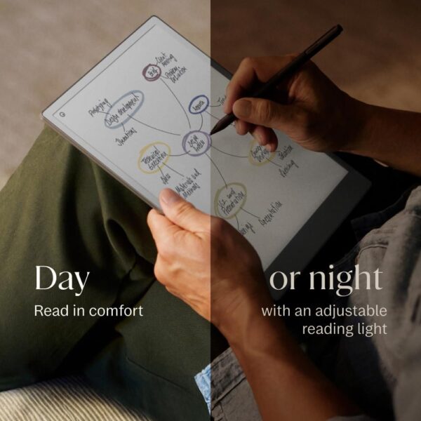 reMarkable Paper Pro | The Ultimate Paper Tablet with 11.8’’ Color Display and Reading Light, Includes Marker Plus Pen (Open Box) - Image 2
