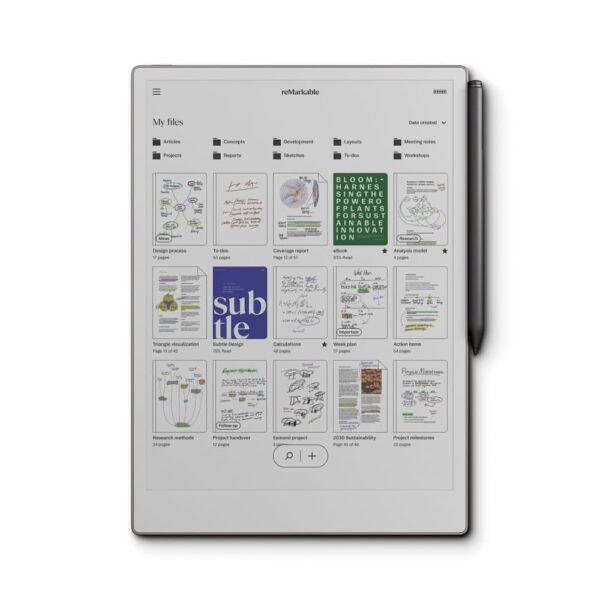 reMarkable Paper Pro | The Ultimate Paper Tablet with 11.8’’ Color Display and Reading Light, Includes Marker Plus Pen (Open Box)
