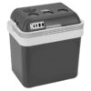 Geepas Hot & Cold Car Fridge with AC/DC Working Mode, Suitable for Car and Home Use, Easy to Carry Portable Refrigerator with Durable PP Material Construction GCF63062 Grey & white