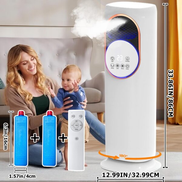XV 4 in 1 Humidifier, Room heater, Air Cooler and Tower Fan - Image 6