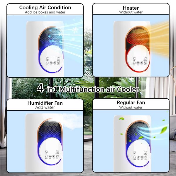 XV 4 in 1 Humidifier, Room heater, Air Cooler and Tower Fan - Image 3